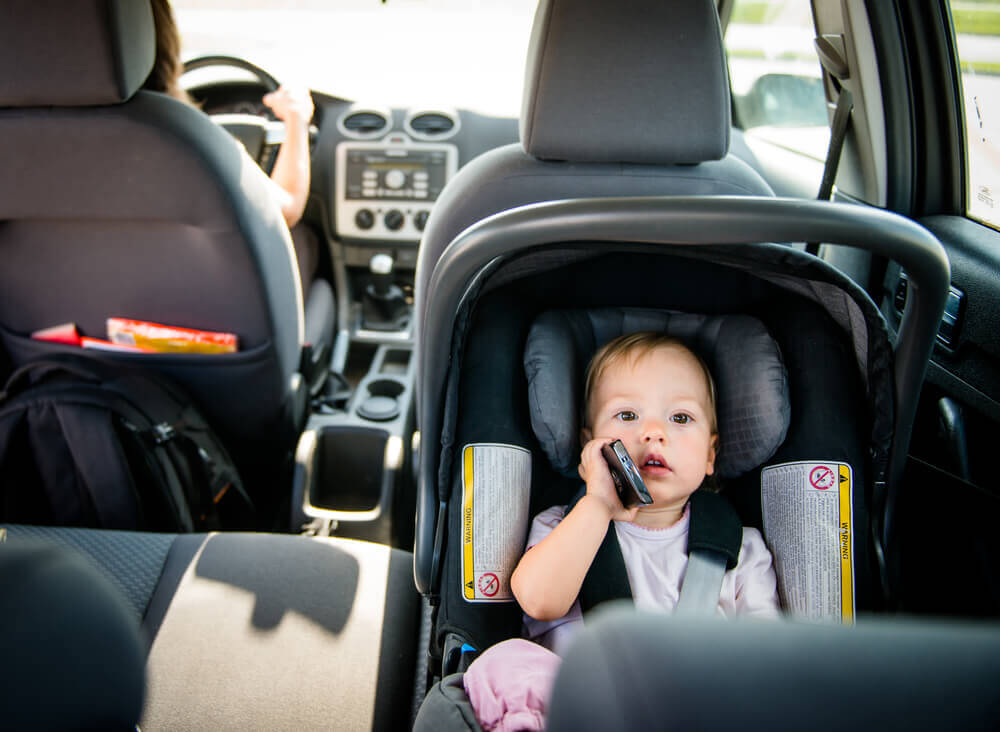 Infant in Rear Facing Car Seat