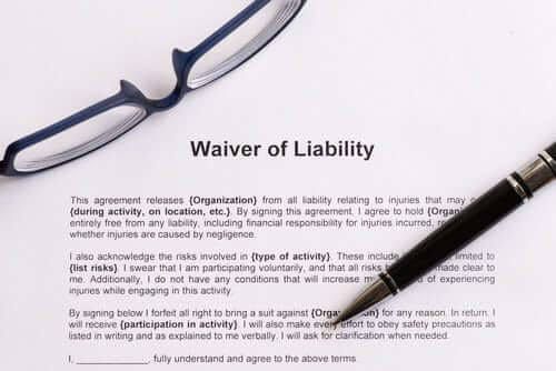 Waiver of liability